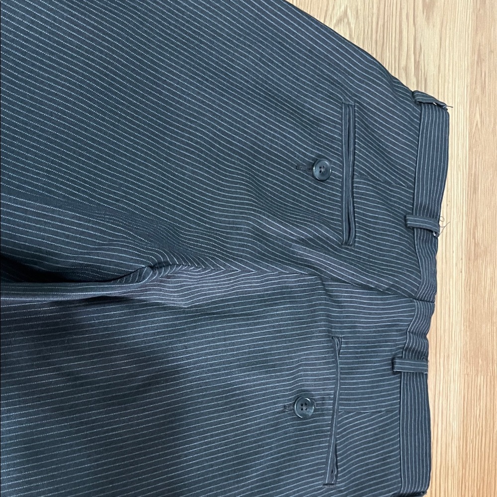 Calvin Klein Charcoal Pinstripe Suit - Picture 9 of 9